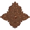 Ekena Millwork Melchor Diamond Medallion (Canopies up to 4"), 67 1/4"W x 43 3/8"H x 4"ID x 2"P, Polished Copper CM70X43MLPOS - alternate 3